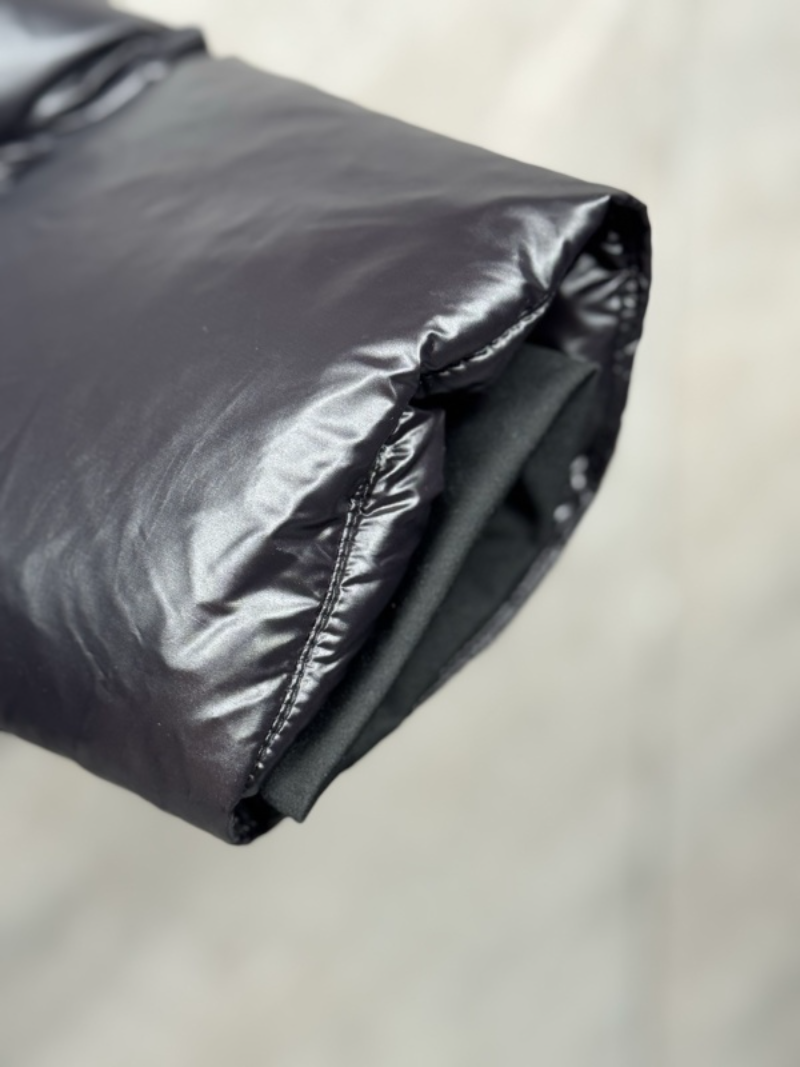 109830 New striped glossy down jacket Top quliaty 1:1 clothing