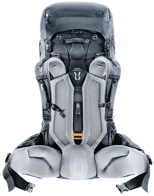 Deuter Aircontact Pro 75+10L Hiking Backpack, 75+10 Liters - Black