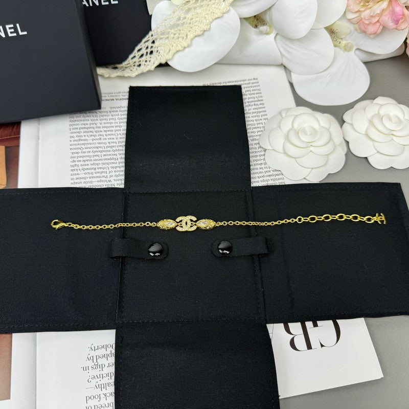 18K Chanel 26C Diamond Gold Bracelet