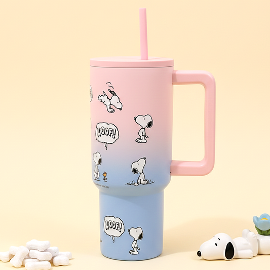 Peanuts Snoopy Woof Travel Tumbler - Limited Ombre Color